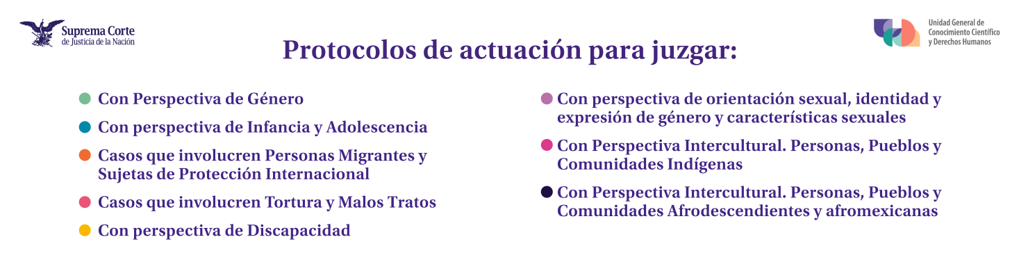 Da click para conocer los Protocolos para Juzgar 