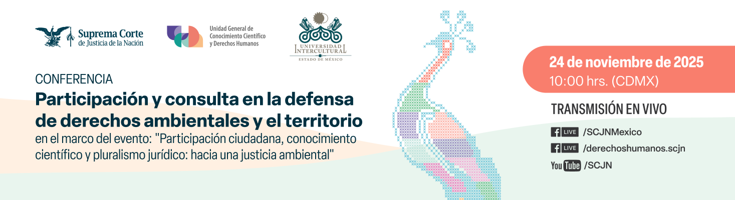 CONFERENCIA Participación y consulta en la defensa de derechos ambientales y el territorio 