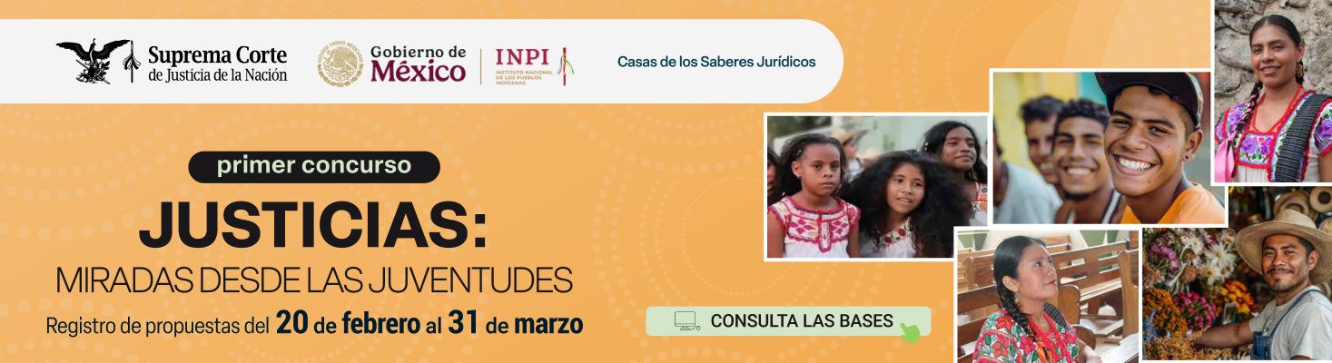 Primer concurso: Justicias. Miradaas desde las juventudes 