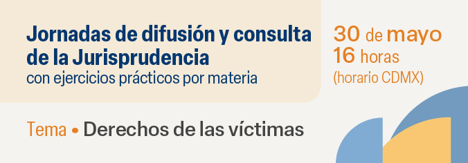 Jornadas de difusión y consulta de la Jurisprudencia. Derechos de las víctimas