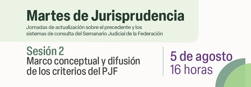 Marco conceptual y difusión de los criterios del PJF