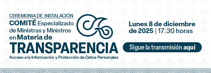 Ceremonia de instalación. Comité de transparencia