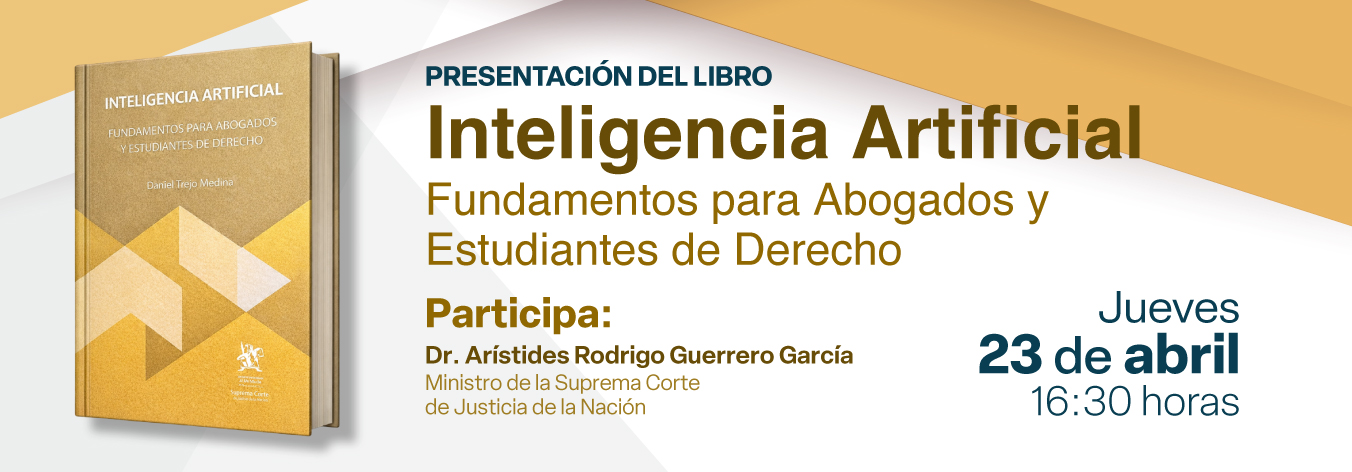 Presentación del libro Inteligencia Artificial. Fundamentos para Abogados y Estudiantes de Derecho
