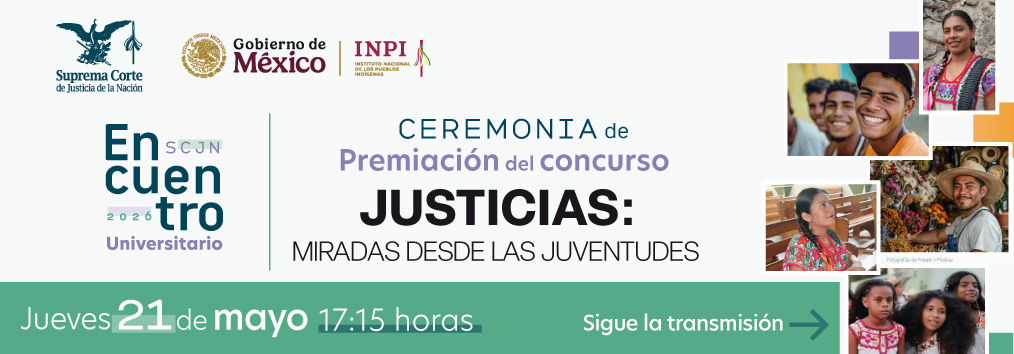 Ceremonia de Premiación. JUSTICIAS: miradas desde las juventudes