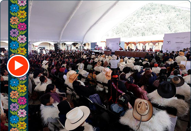 Ve el video de la Primera Sesión Extraordinaria en Territorio del Pleno de la SCJN, realizada en Tenejapa, Chiapas.