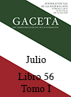 Libro 56 Tomo I 2018 Julio. Archivo PDF para descargar, se abrirá en una nueva ventana