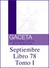 Libro 78 Tomo I 2020 Septiembre. Archivo PDF para descargar, se abrirá en una nueva ventana