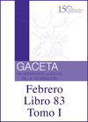 Libro 83 Tomo I 2021 Febrero. Archivo PDF para descargar, se abrirá en una nueva ventana