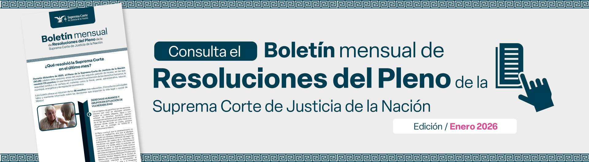 Boletín Mensual de Resoluciones del pleno