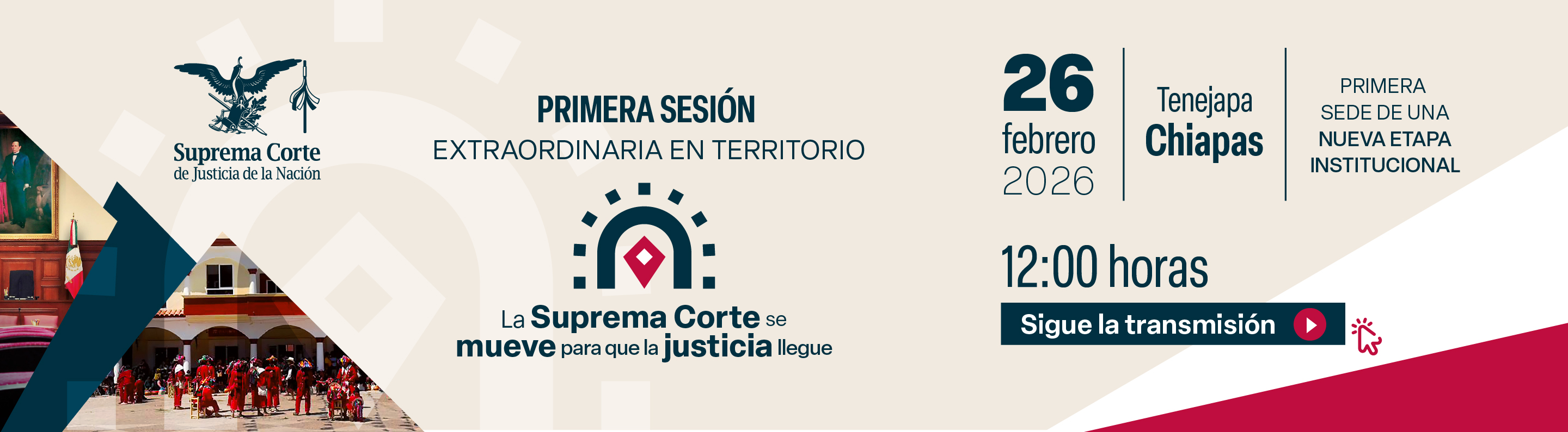 Primera sesión extraordinaria en territorio