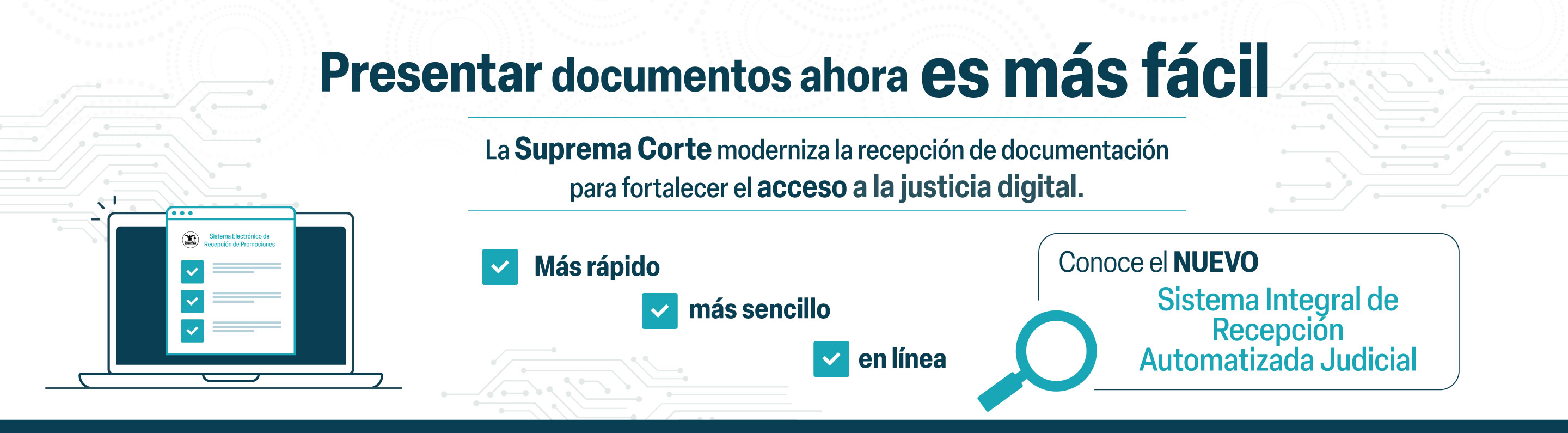 Sistema Integral de Recepción Automatizada Judicial