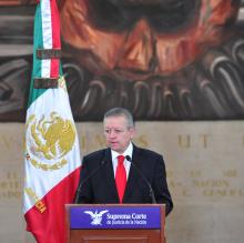 Conferencia de prensa del Ministro Presidente de la SCJN y del CJF, Arturo Zaldívar. Enero 2022