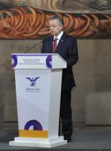 Ministro Arturo Zaldívar, Presidente de la SCJN y del CJF  Durante la entrega de reconocimientos por antigüedad a servidores públicos del Poder Judicial, el Presidente del Alto Tribunal.