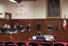 Sesión pública del Pleno de la Suprema Corte de Justicia de la Nación