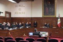 Sesión pública del Pleno de la Suprema Corte de Justicia de la Nación