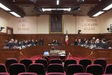 Sesión pública del Pleno de la Suprema Corte de Justicia de la Nación
