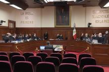 Sesión pública del Pleno de la Suprema Corte de Justicia de la Nación