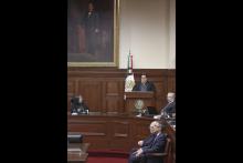 Sesión pública solemne de recepción del consejero de la  Judicatura Federal José Alfonso Montalvo Martinez