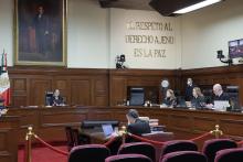 Sesión pública del Pleno de la Suprema Corte de Justicia de la Nación