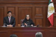 Sesión solemne informe anual de labores del TEPJF Pleno de la SCJN