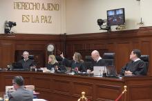 Sesión pública del Pleno de la Suprema Corte de Justicia de la Nación