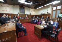 Informe de Labores del Ministro Presidente de la Suprema Corte de Justicia de la Nación, Hugo Aguilar Ortiz.