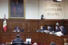 Sesión pública del Pleno de la Suprema Corte de Justicia de la Nación