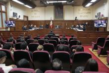 Sesión pública del Pleno de la Suprema Corte de Justicia de la Nación